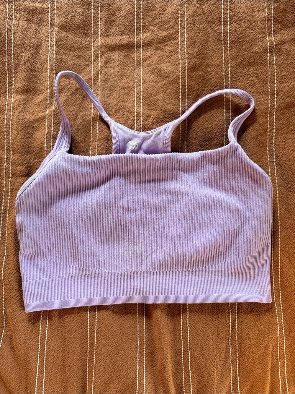 all in motion Lavender Ribbed Seamless Bralette